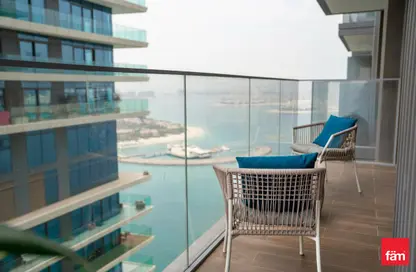 Apartment - 1 Bedroom - 1 Bathroom for rent in Beach Isle Tower 1 - Beach Isle - Emaar Beachfront - Dubai Harbour - Dubai