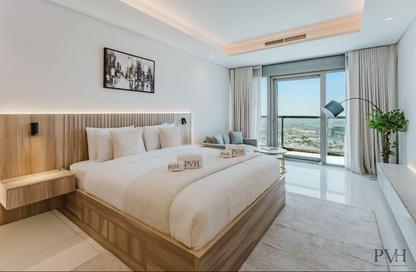 Apartment - Studio - 1 Bathroom for rent in Paramount Tower Hotel  and  Residences - Business Bay - Dubai