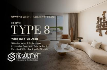 Villa - 5 Bedrooms - 7+ Bathrooms for sale in Nawayef West - Al Hudayriat Island - Abu Dhabi