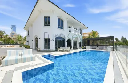 Villa - 5 Bedrooms - 6 Bathrooms for rent in Garden Homes Frond D - Garden Homes - Palm Jumeirah - Dubai