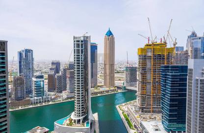Apartment - Studio - 1 Bathroom for rent in Peninsula One - Peninsula - Business Bay - Dubai