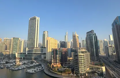 Apartment - 3 Bedrooms - 4 Bathrooms for rent in Marina Wharf 2 - Marina Wharf - Dubai Marina - Dubai