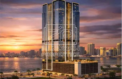 شقة - 2 غرف نوم - 3 حمامات للبيع في برج مرسى العرب - الخان - الشارقة شقة - 2 غرف نوم - 3 حمامات للبيع في برج مرسى العرب - الخان - الشارقة