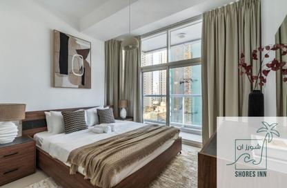 Apartment - 1 Bedroom - 2 Bathrooms for rent in Continental Tower - Dubai Marina - Dubai