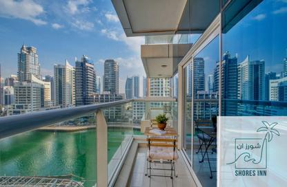 Apartment - 1 Bedroom - 2 Bathrooms for rent in Continental Tower - Dubai Marina - Dubai