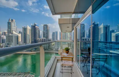 شقة - غرفة نوم - 2 حمامات للايجار في برج كنتننتال - دبي مارينا - دبي شقة - غرفة نوم - 2 حمامات للايجار في برج كنتننتال - دبي مارينا - دبي