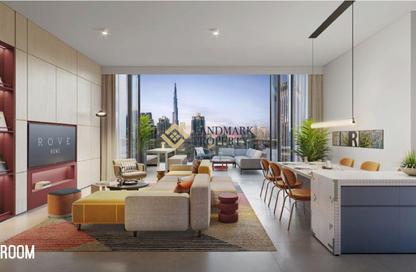 Apartment - 2 Bedrooms - 2 Bathrooms for sale in Rove Home Downtown - Downtown Dubai - Dubai Apartment - 2 Bedrooms - 2 Bathrooms for sale in Rove Home Downtown - Downtown Dubai - Dubai