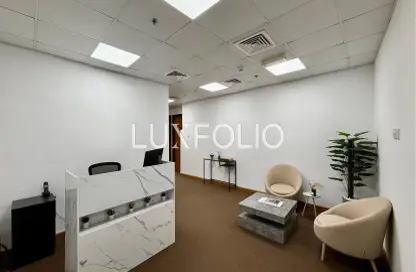 مكتب - استوديو للايجار في برج كلوفر - الخليج التجاري - دبي