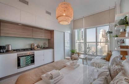 Apartment - Studio - 1 Bathroom for rent in Studio One - Dubai Marina - Dubai
