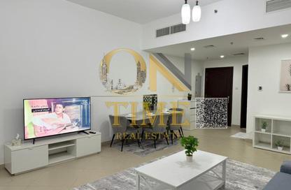 Apartment - 2 - 2 for rent in Corniche Tower - Ajman Corniche Road - Ajman
