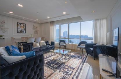 Apartment - 1 Bedroom - 2 Bathrooms for rent in Beach Tower 1 - Al Khan Lagoon - Al Khan - Sharjah Apartment - 1 Bedroom - 2 Bathrooms for rent in Beach Tower 1 - Al Khan Lagoon - Al Khan - Sharjah