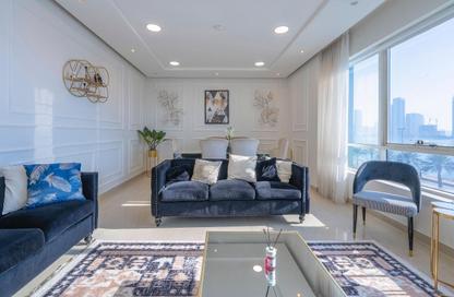 Apartment - 1 Bedroom - 2 Bathrooms for rent in Beach Tower 1 - Al Khan Lagoon - Al Khan - Sharjah Apartment - 1 Bedroom - 2 Bathrooms for rent in Beach Tower 1 - Al Khan Lagoon - Al Khan - Sharjah