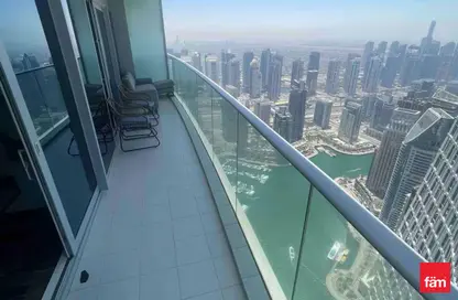 Apartment - 1 Bedroom - 2 Bathrooms for rent in Damac Heights - Dubai Marina - Dubai