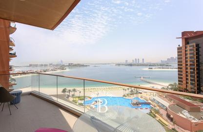 Apartment - 1 Bedroom - 1 Bathroom for rent in Ruby - Tiara Residences - Palm Jumeirah - Dubai
