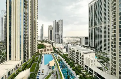 شقة - 2 غرف نوم - 2 حمامات للايجار في B كريك سايد 18 - حدائق الإمارات 1 - مرسى خور دبي - دبي