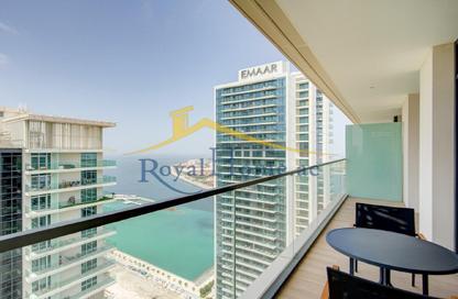 Apartment - 1 Bedroom - 1 Bathroom for rent in Marina Vista Tower 1 - Marina Vista - EMAAR Beachfront - Dubai Harbour - Dubai