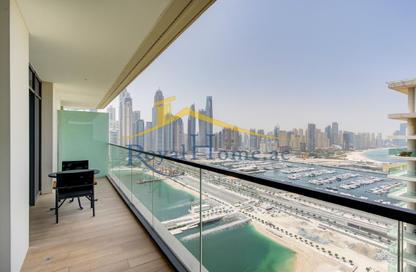 شقة - غرفة نوم - 1 حمام للايجار في برج Marina Vista 1 - مارينا فيستا - إعمار بيتشفرونت - دبي هاربور - دبي