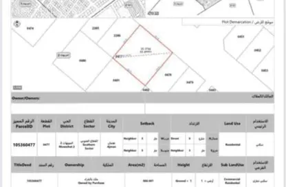 Land - Studio for sale in Al Mowaihat 2 - Al Mowaihat - Ajman Land - Studio for sale in Al Mowaihat 2 - Al Mowaihat - Ajman