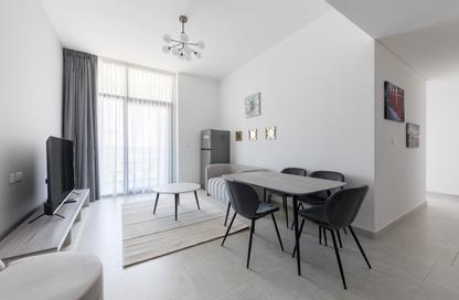 Apartment - 2 - 2 for rent in The V Tower - Dubai Land Residence Complex - Dubai