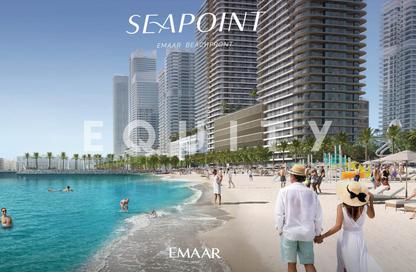 شقة - غرفة نوم - 1 حمام للبيع في برج Seapoint 1 - سي بوينت - إعمار بيتشفرونت - دبي هاربور - دبي