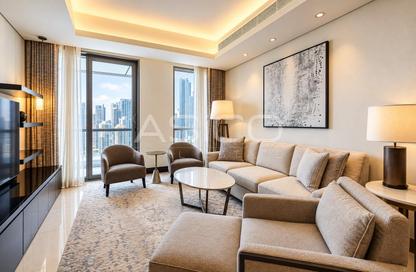 Apartment - 1 - 2 for rent in Burj Lake Hotel - The Address DownTown - Downtown Dubai - Dubai