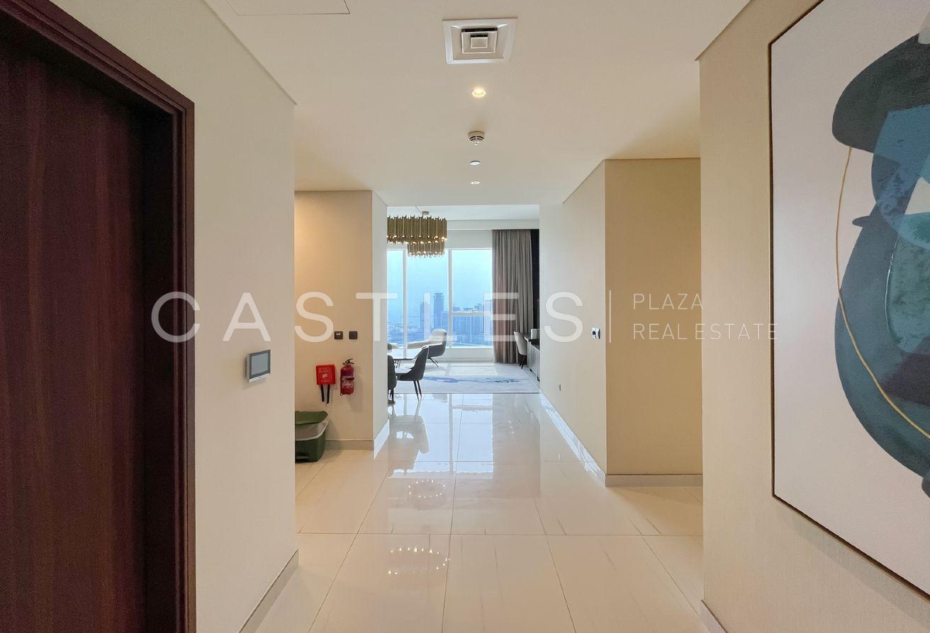 Luxury 2BR + Maid | Furnished | SZR View |For Rent photo 7