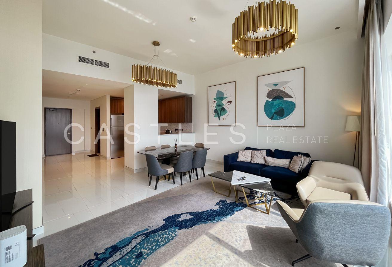 Luxury 2BR + Maid | Furnished | SZR View |For Rent photo 14
