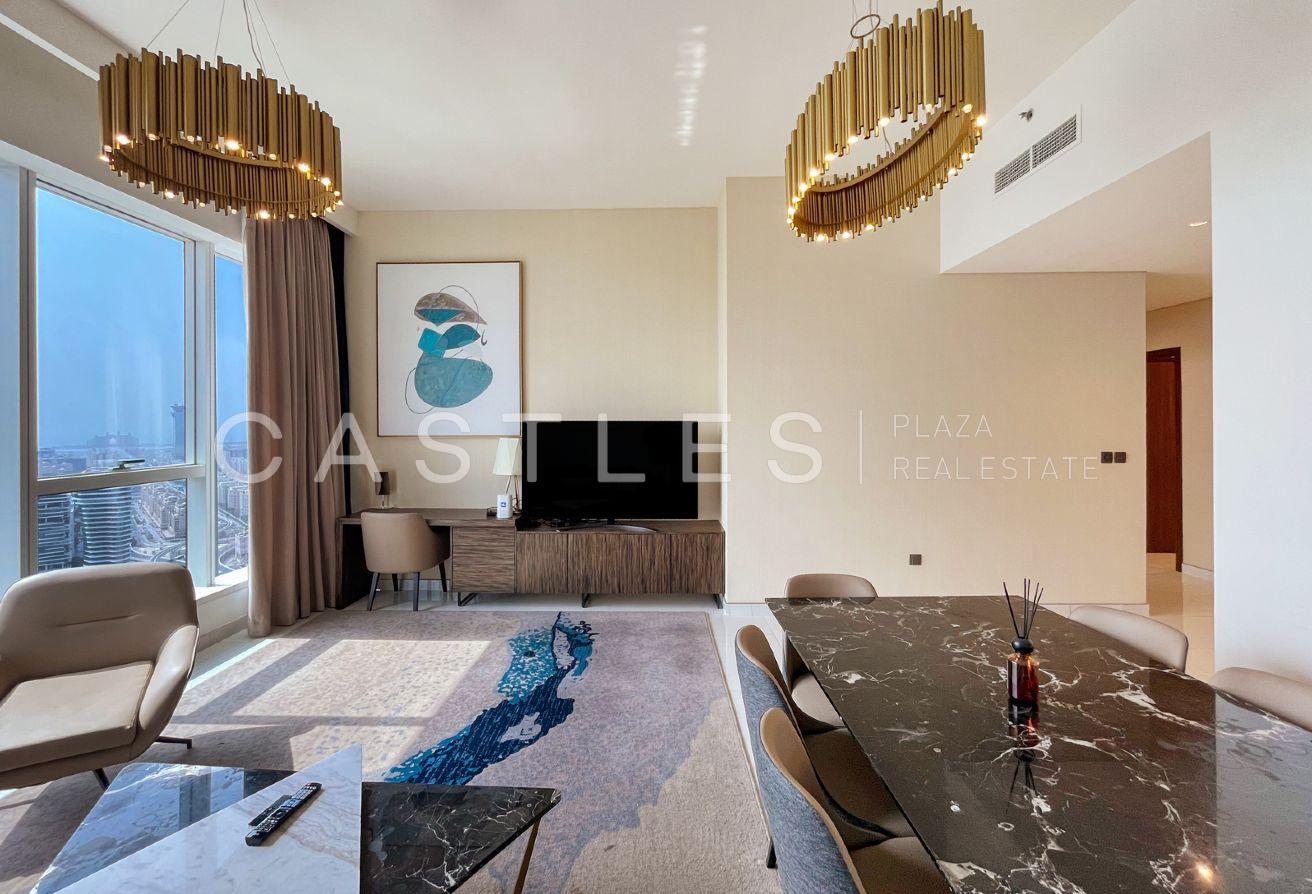 Luxury 2BR + Maid | Furnished | SZR View |For Rent photo 12