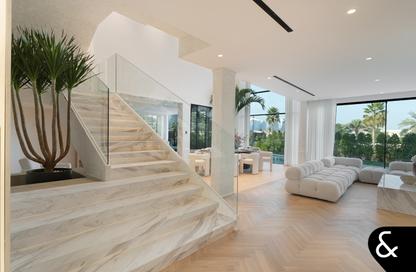 Villa - 5 Bedrooms - 6 Bathrooms for rent in Entertainment Foyer - Mediterranean Clusters - Jumeirah Islands - Dubai