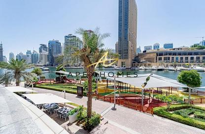 Shop - Studio - 2 Bathrooms for rent in Bay Central 3 - Dubai Marina - Dubai