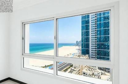 Apartment - 2 - 2 for rent in Ajman Corniche Residences - Ajman Corniche Road - Ajman