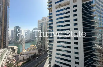 Apartment - 1 Bedroom - 2 Bathrooms for rent in Skyview Tower - Dubai Marina - Dubai