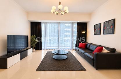 Apartment - 1 Bedroom - 2 Bathrooms for rent in Silverene Tower B - Silverene - Dubai Marina - Dubai