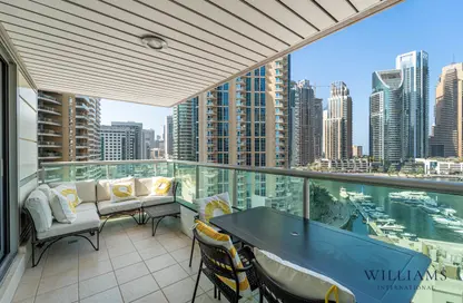 Apartment - 2 Bedrooms - 2 Bathrooms for rent in Al Yass Tower - Emaar 6 Towers - Dubai Marina - Dubai