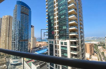 Apartment - Studio - 1 for rent in Skyview Tower - Dubai Marina - Dubai