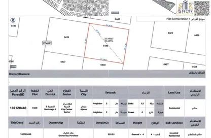 أرض - استوديو للبيع في برج النعيمية  2 - أبراج النعيمية - النعيمية - عجمان