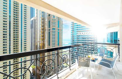 Apartment - 3 Bedrooms - 4 Bathrooms for rent in Al Seef Tower - Dubai Marina - Dubai