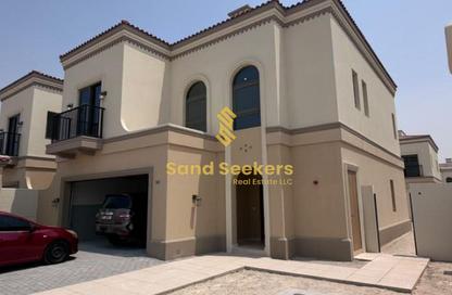 Villa - 3 - 5 for rent in Toledo - Bloom Living - Zayed City (Khalifa City C) - Khalifa City - Abu Dhabi