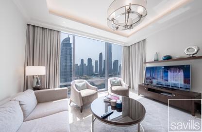 Apartment - 1 - 2 for rent in The Address Residence Fountain Views 1 - The Address Residence Fountain Views - Downtown Dubai - Dubai