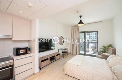Apartment - Studio - 1 Bathroom for rent in Waters Edge - Yas Island - Abu Dhabi