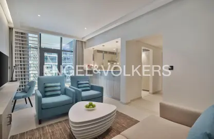 النزل و الشقق الفندقية - غرفة نوم - 2 حمامات للايجار في إن إتش كوليكشن دبي ذا بالم - نخلة جميرا - دبي