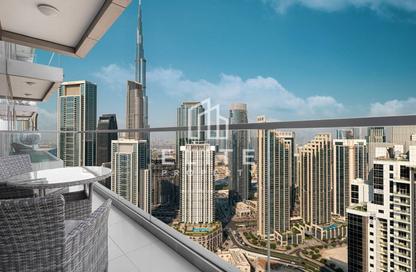 Apartment - 2 - 3 for rent in Paramount Tower Hotel  and  Residences - Business Bay - Dubai