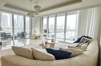 Apartment - 3 Bedrooms - 4 Bathrooms for rent in Palace Beach Residence Tower 1 - Palace Beach Residence - EMAAR Beachfront - Dubai Harbour - Dubai