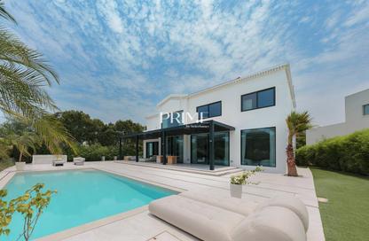 Villa - 5 Bedrooms - 7 Bathrooms for rent in Entertainment Foyer - Oasis Clusters - Jumeirah Islands - Dubai