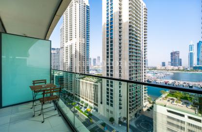 Apartment - 2 - 2 for sale in Beach Vista Tower 1 - Beach Vista - Emaar Beachfront - Dubai Harbour - Dubai