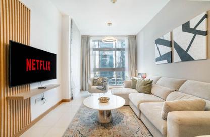 Apartment - 1 Bedroom - 2 Bathrooms for rent in Iris Blue - Dubai Marina - Dubai