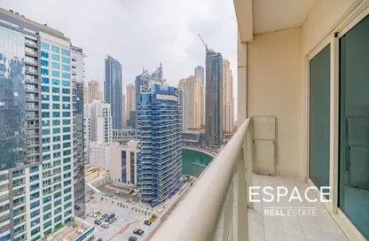 Apartment - 1 Bedroom - 2 Bathrooms for rent in Marina View Tower A - Marina View - Dubai Marina - Dubai