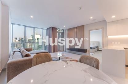 Apartment - 1 - 2 for rent in LIV Waterside - Dubai Marina - Dubai