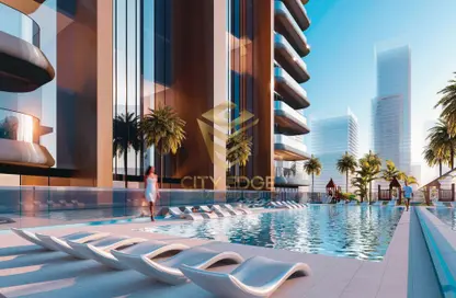 Apartment - 2 Bedrooms - 3 Bathrooms for sale in Al Ghaf Tower - Al Khan - Sharjah