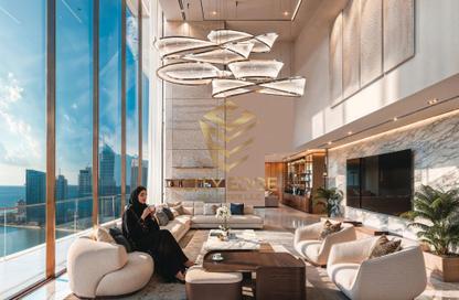 Apartment - 2 Bedrooms - 3 Bathrooms for sale in Al Ghaf Tower - Al Khan - Sharjah